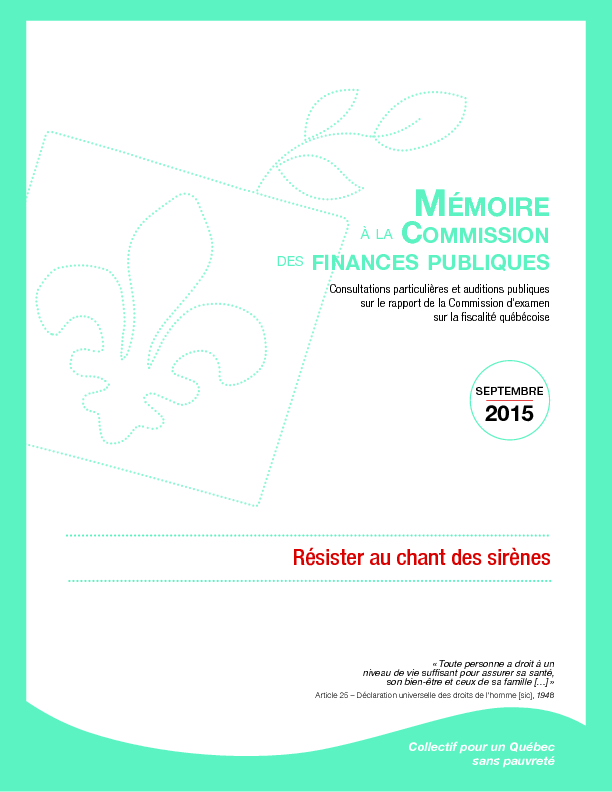 Mémoire: Résister au chant des sirènes