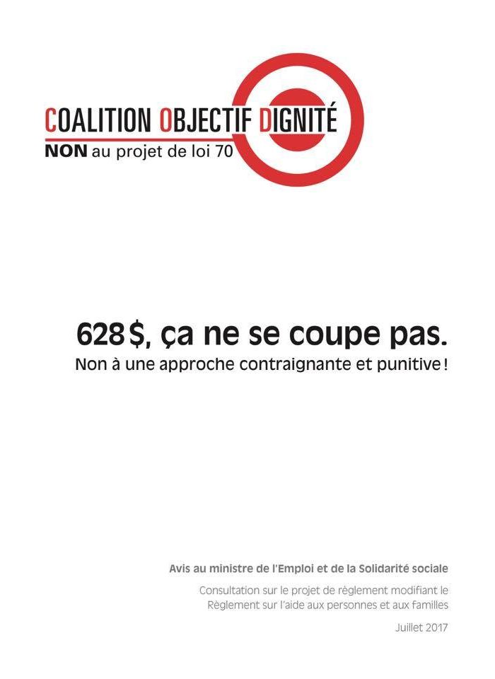 628$, ça ne se coupe pas: Non à une approche contraignante et punitive!