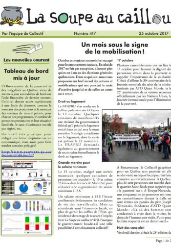 Un mois sous le signe de la mobilisation !