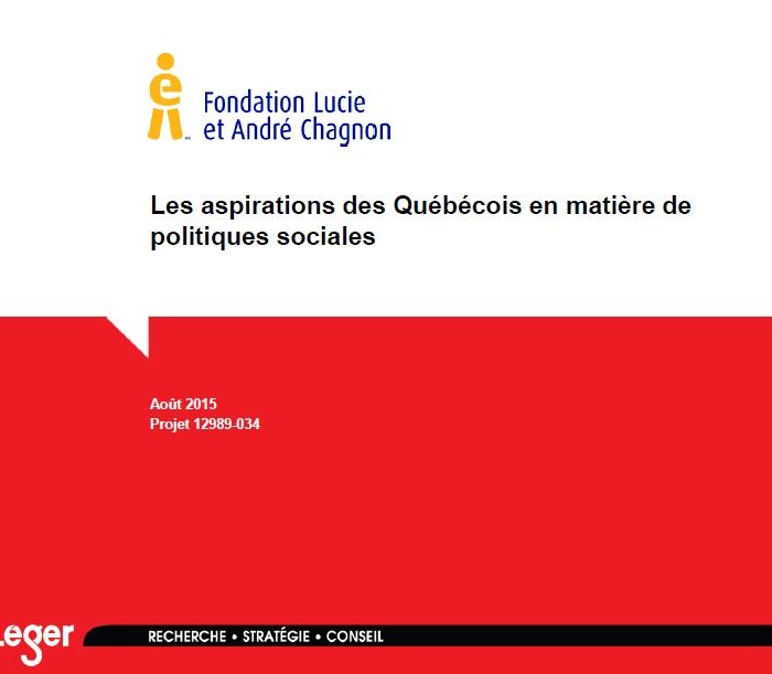 Les aspirations des Québécois en matière de politiques sociales