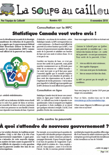 Consultation sur la MPC: Statistique Canada veut votre avis !