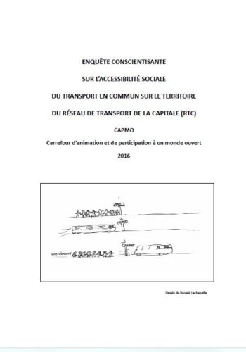 Enquête conscientisante sur l’accessibilité sociale du transport en commun