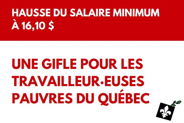 Hausse salaire minimum